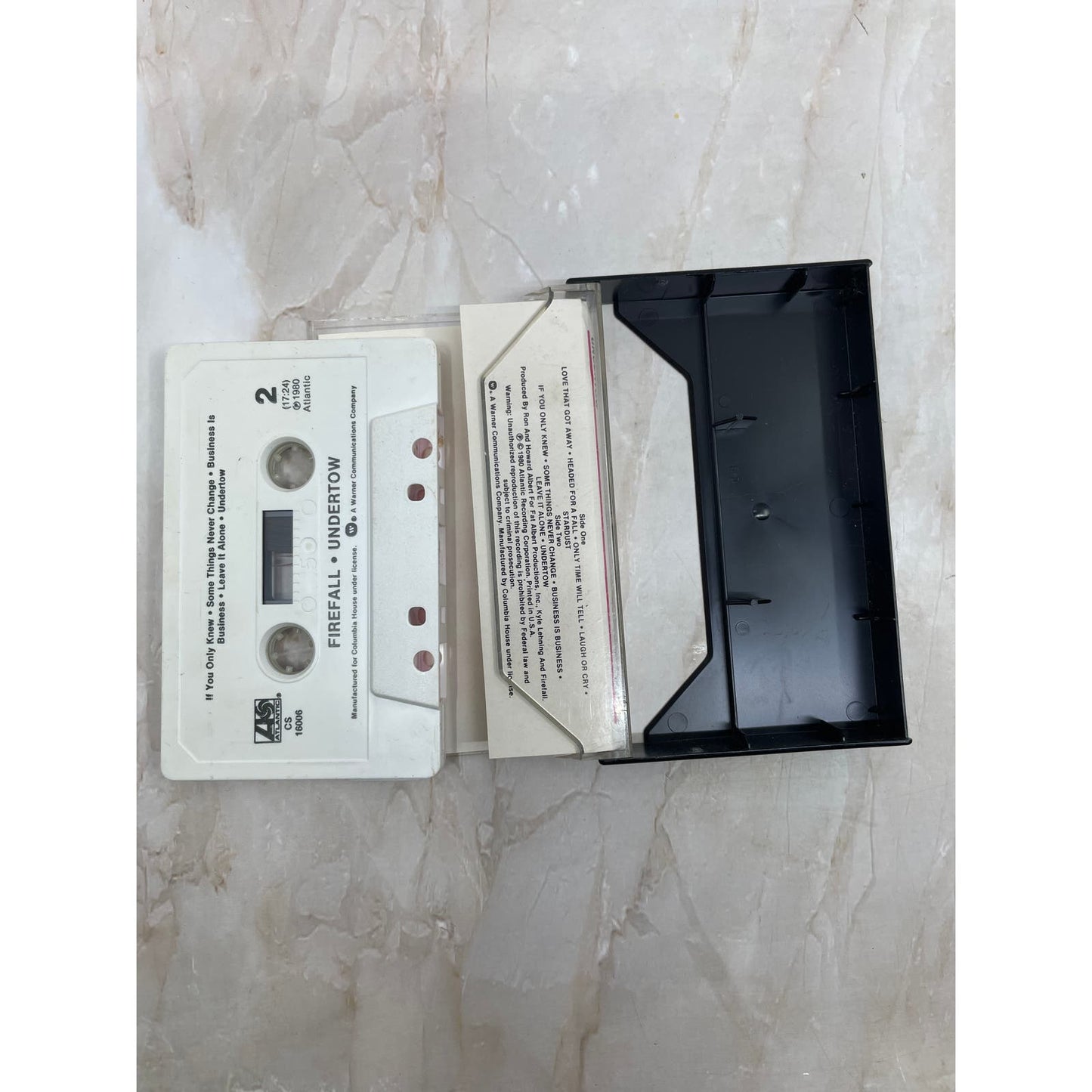 Firefall Undertow 1980 Atlantic Cassette Tape TH5-T3