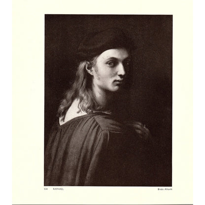 The Alba Madonna Bindo Altoviti Raphael Double Sided Lithograph Art Print 8x9 V4