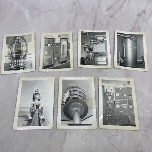 1952 Manitowoc Lighthouse Lot of 7 Original Photos SB7