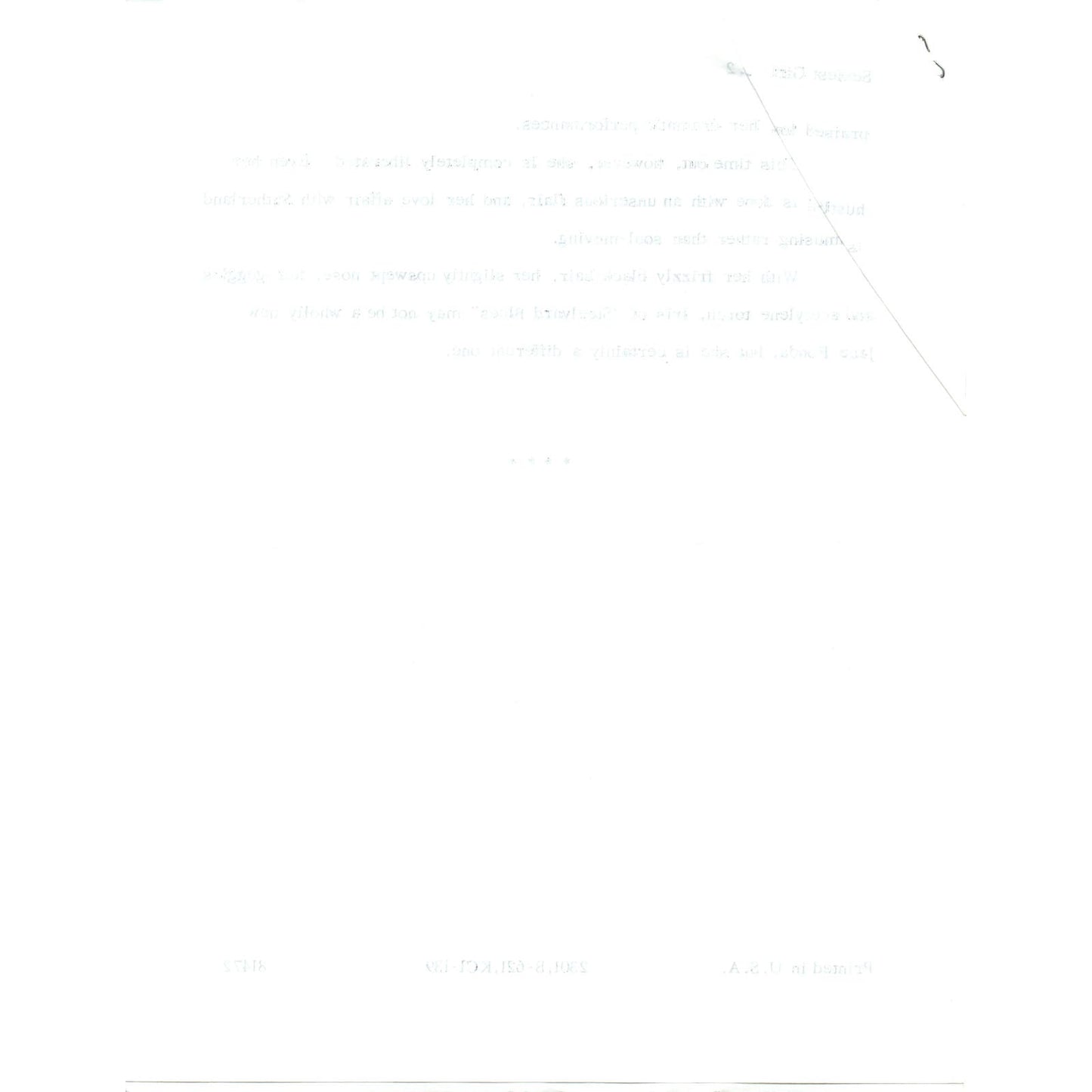 1972 Warner Bros Studios Jane Fonda Promo Sheet Sexiest Girl in the Junkyard AE7