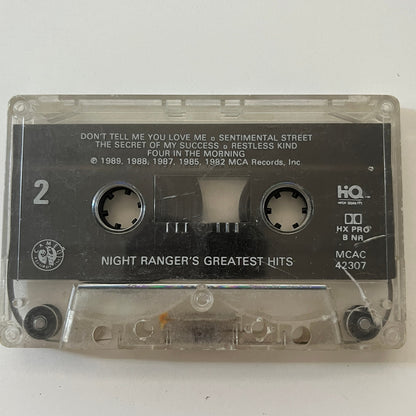 Night Ranger's Greatest Hits Cassette Tape TB6-OT1