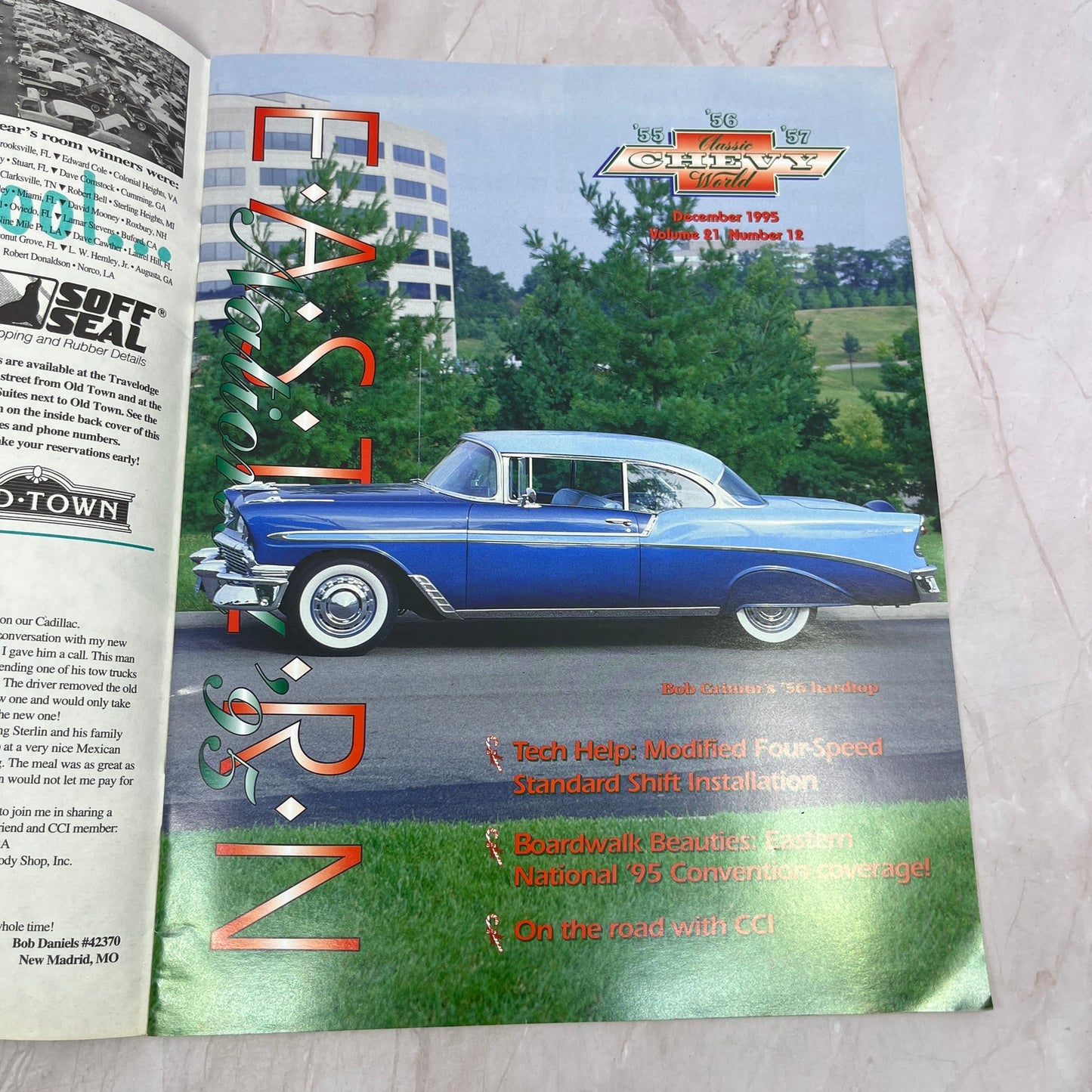 4-Speed Shift Install - '55, '56, '57 Classic Chevy World Magazine Dec 1995 M30