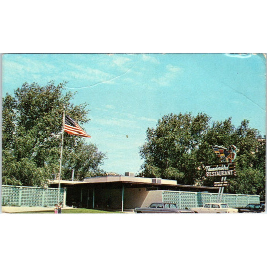 Thunderbird Restaurant Mt. Carmel Junction UT F.M. Morrison Business Card SD8-B7