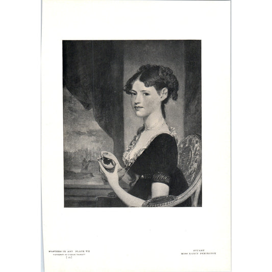 Miss Nancy Penington - Stuart 1906 Victorian Art Print AB8-MA4