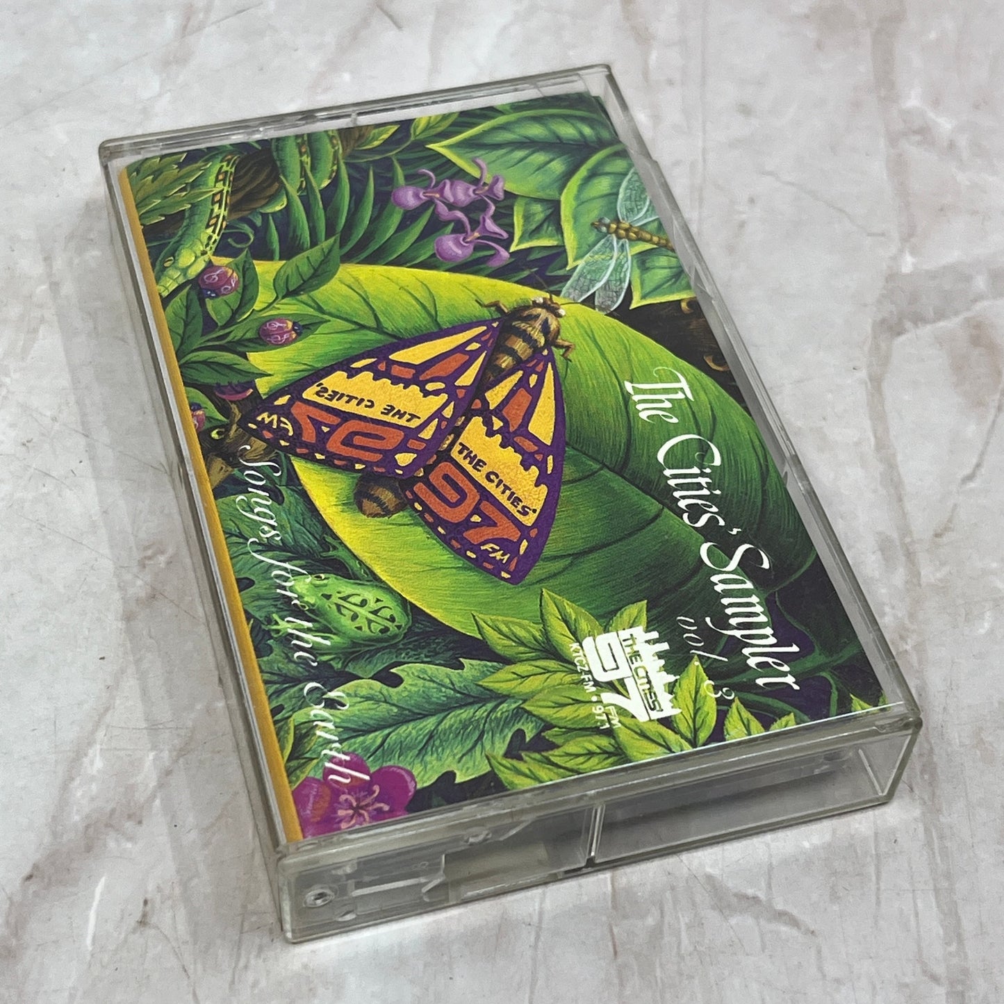 1991 Cities Sampler Vol. 3 Songs for the Earth Cassette Tape TH9-C2