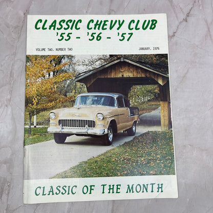 Tan Two Tone - '55, '56, '57 Classic Chevy World Magazine - Jan 1976 M29