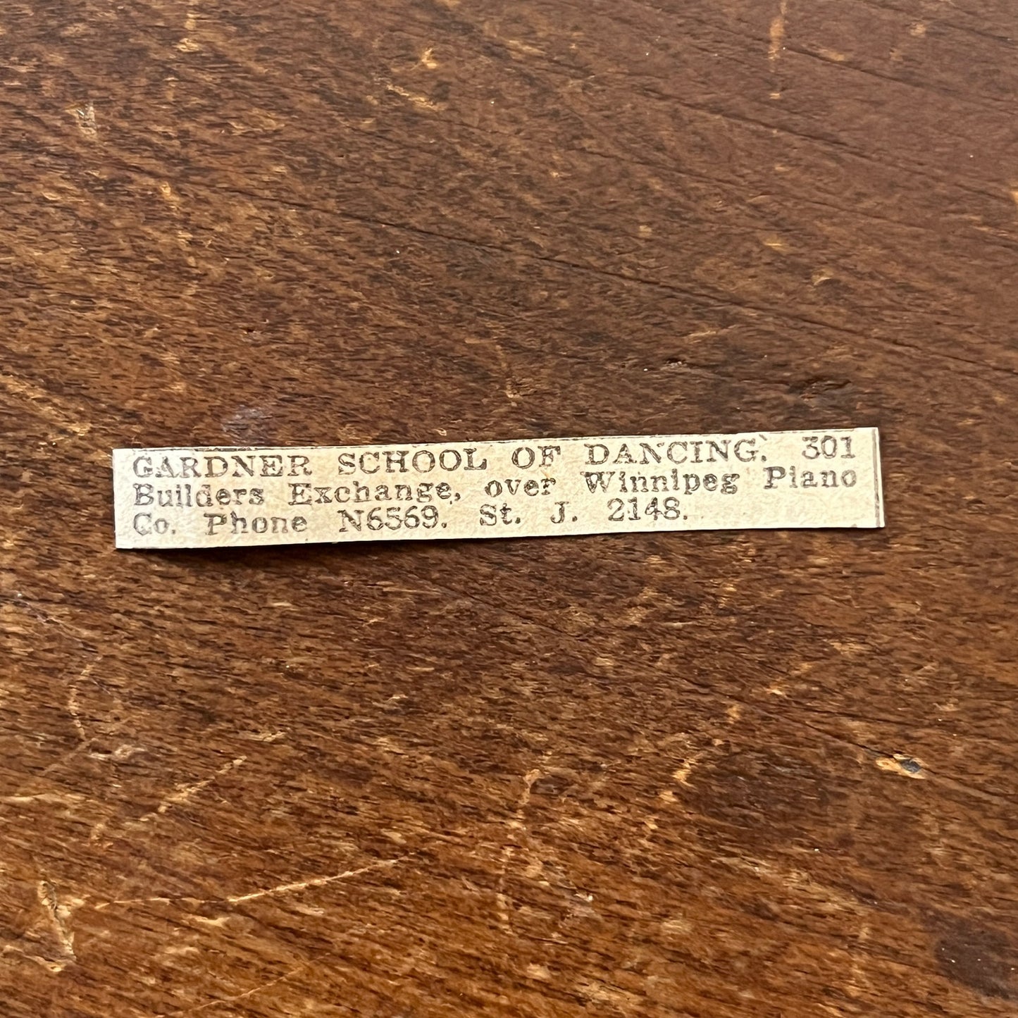 Gardner School of Dancing 301 Builders Exchange Winnipeg 1920 Ad AG2-S11