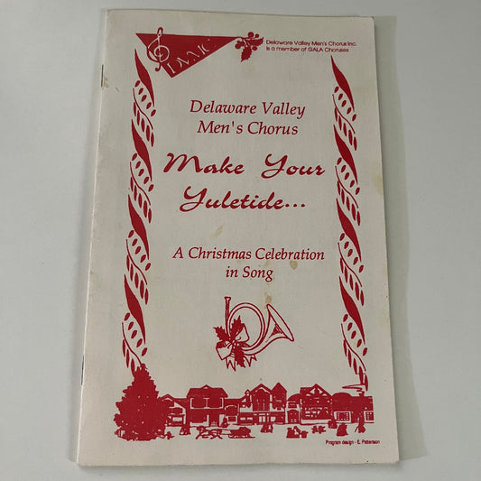 1991 Delaware Valley Men's Chorus Christmas Program TE2-BB