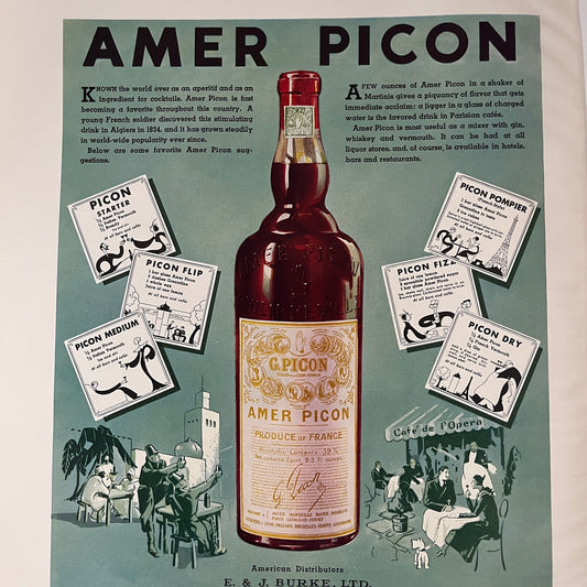 E&J Burke Ltd Amer Picon Long Island City NY 1935 Ad V1-5