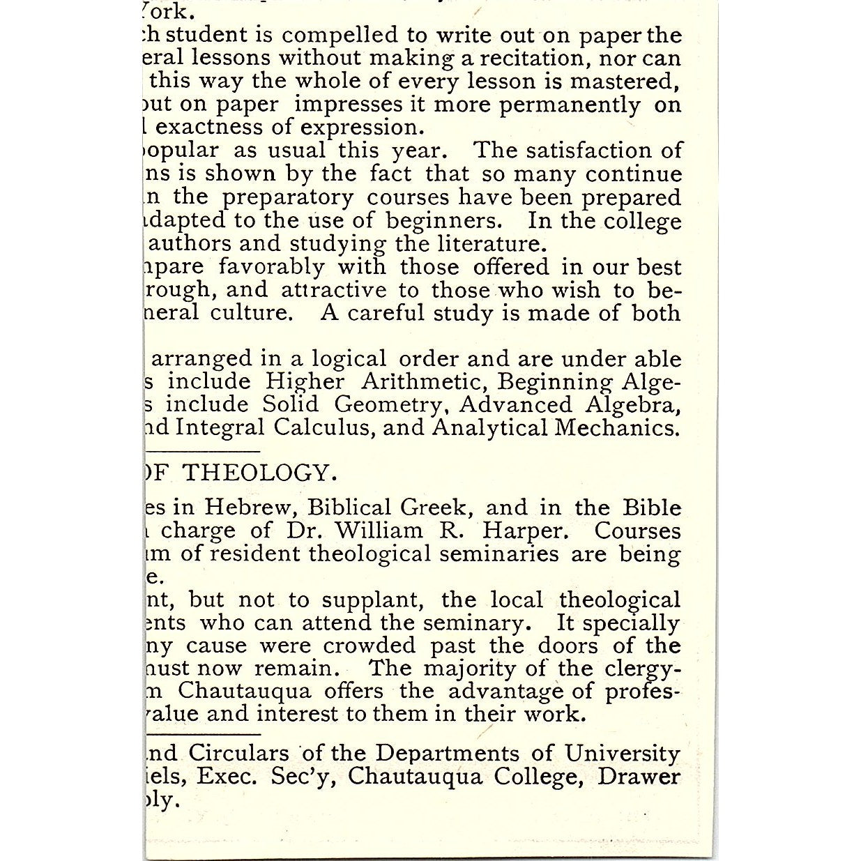 Packer's Tar Soap for Baldness Packer Mfg Co NY 1892 Ad AG2-M12