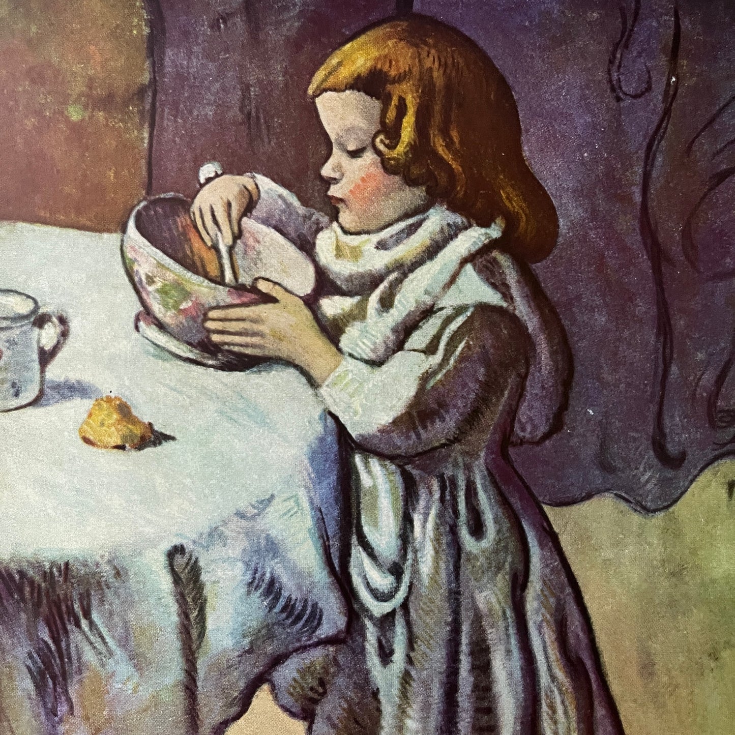 Picasso's Le Gourmet #2 Vintage Art Print 9x12 V5