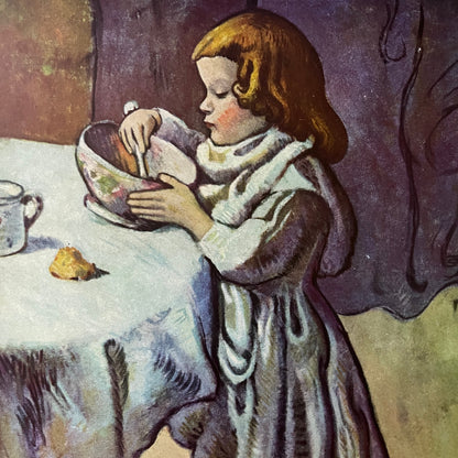 Picasso's Le Gourmet #2 Vintage Art Print 9x12 V5