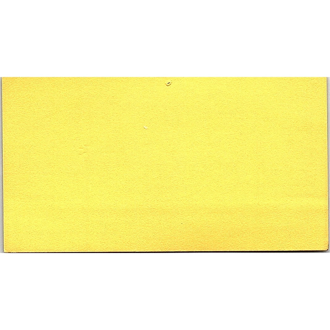 The Flower Girl Florist, Jeanette's, Houston, Texas Vintage Business Card SF3-B8