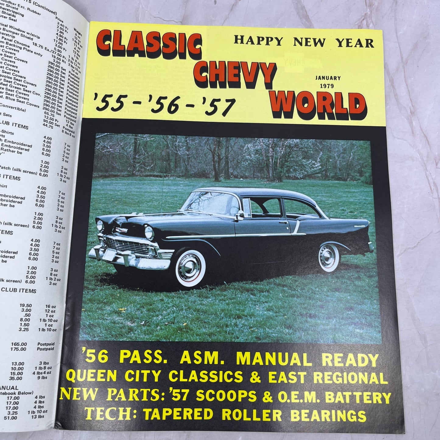Tapered Roller Bearings - '55, '56, '57 Classic Chevy World - Jan 1979 M30