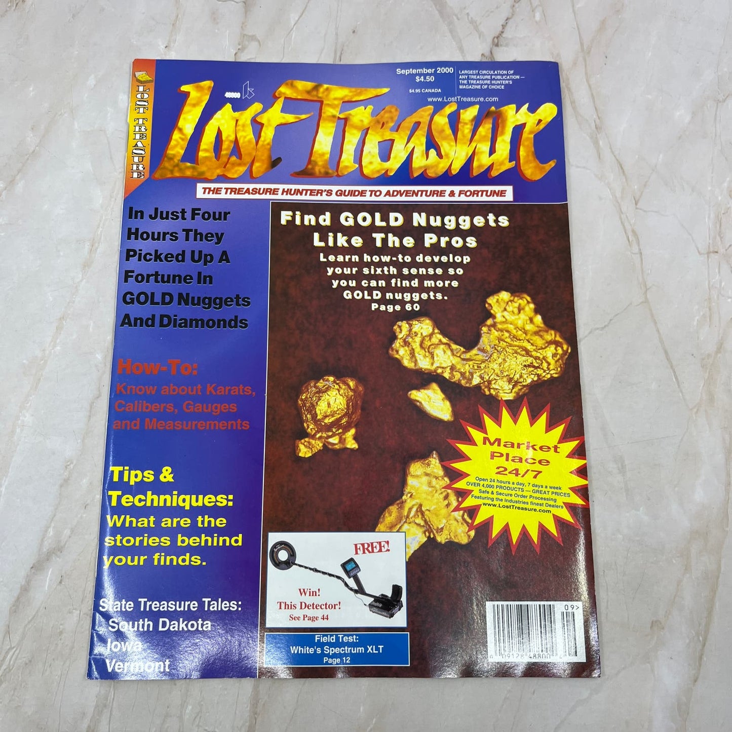 2000 Sept - Lost Treasure Magazine - Treasure Hunting Gold Prospecting M14