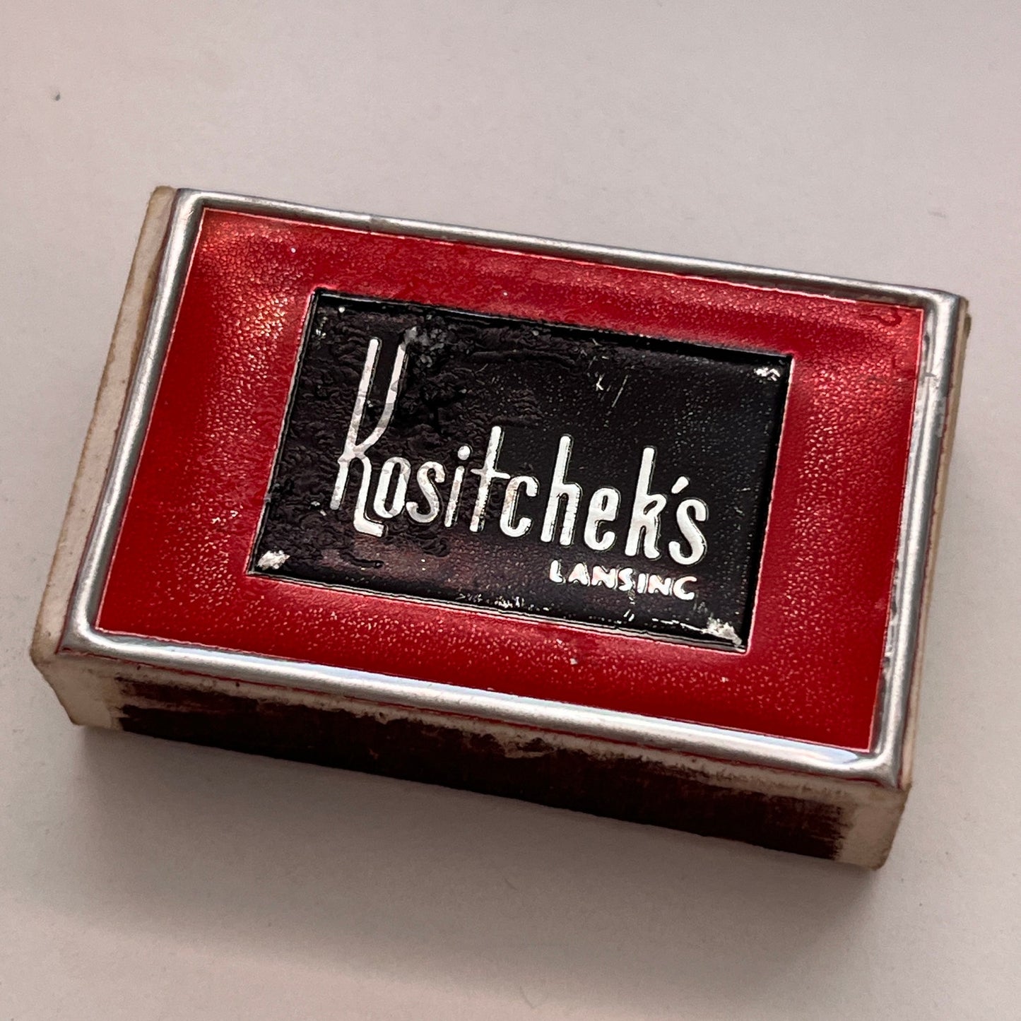 Kositchek's Lansing Vintage Matchbox TB6-MB3