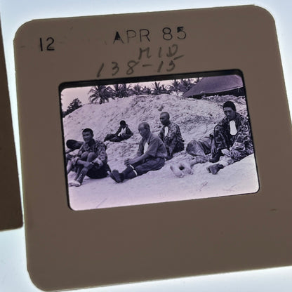 WWII 1944 Large Group of ~39 Slides US Soldier at Sansapor South Pacific TB8-SL1