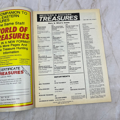 1981 May - Western & Eastern Treasures Magazine - Treasure Hunting Gold M13