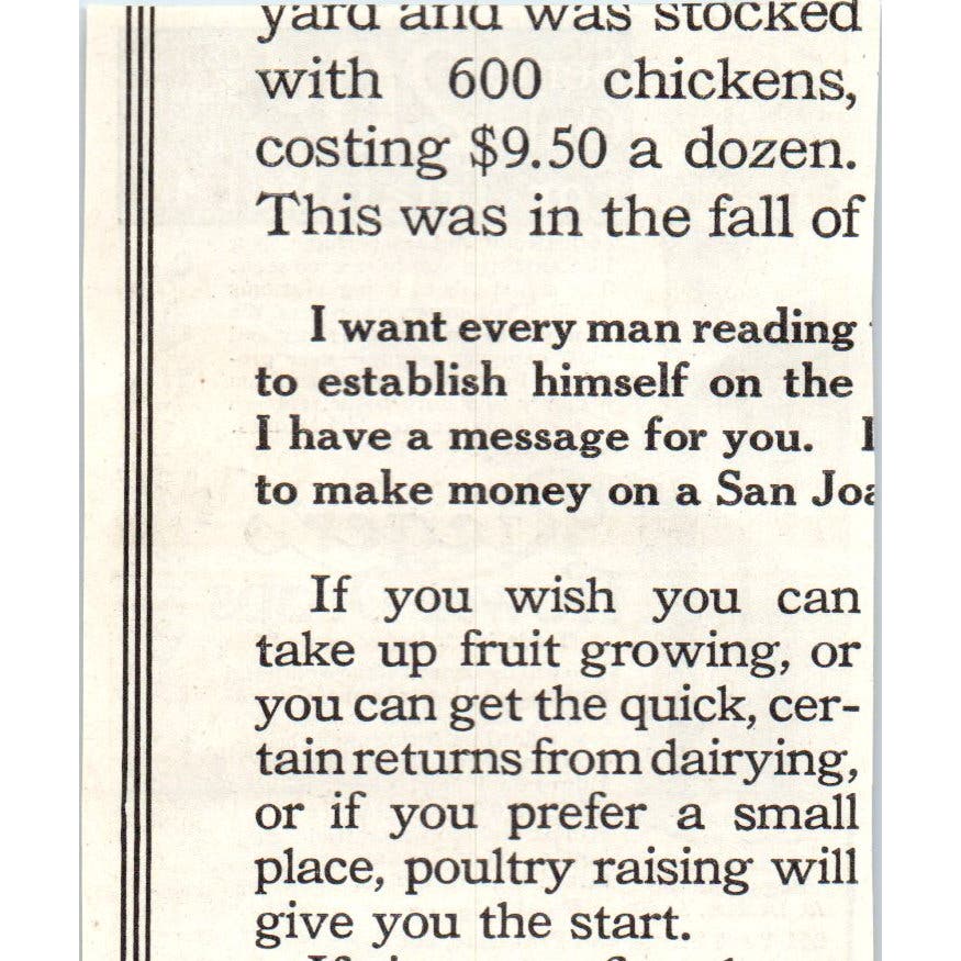 Paul Rieger's Flower Drops San Francisco CA 1913 Magazine Advertisement AE7-N7