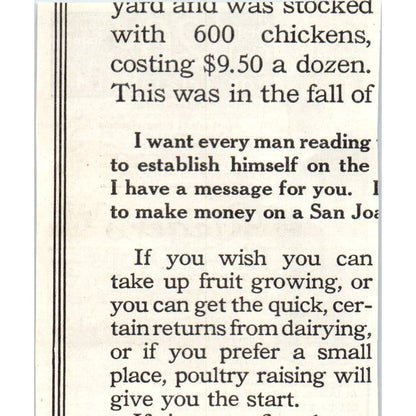 Paul Rieger's Flower Drops San Francisco CA 1913 Magazine Advertisement AE7-N7