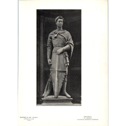 St. George - Donatello c1905 Art Print D15
