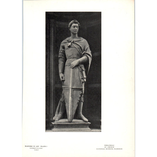 St. George - Donatello c1905 Art Print D15