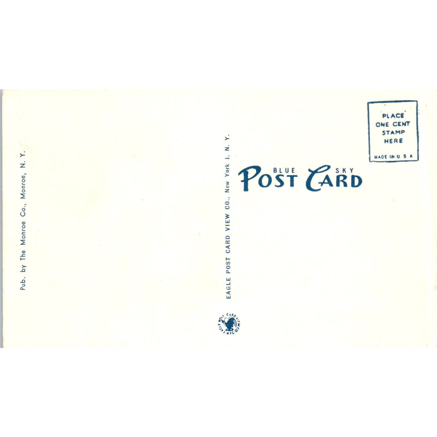 Along Walton Lake Monroe NY Vintage Postcard PC8