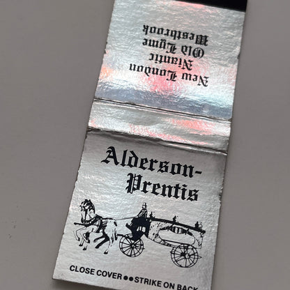 Alderson-Prentis New London Niantic Old Lyme Westbrook Matchbook Cover TB8-MB2-3