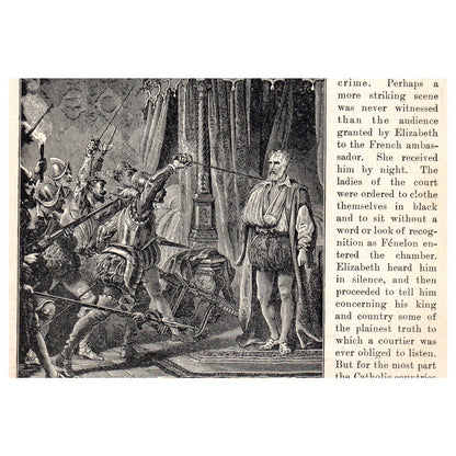 St. Bartholomew 1911 Engraving Print AF5-8