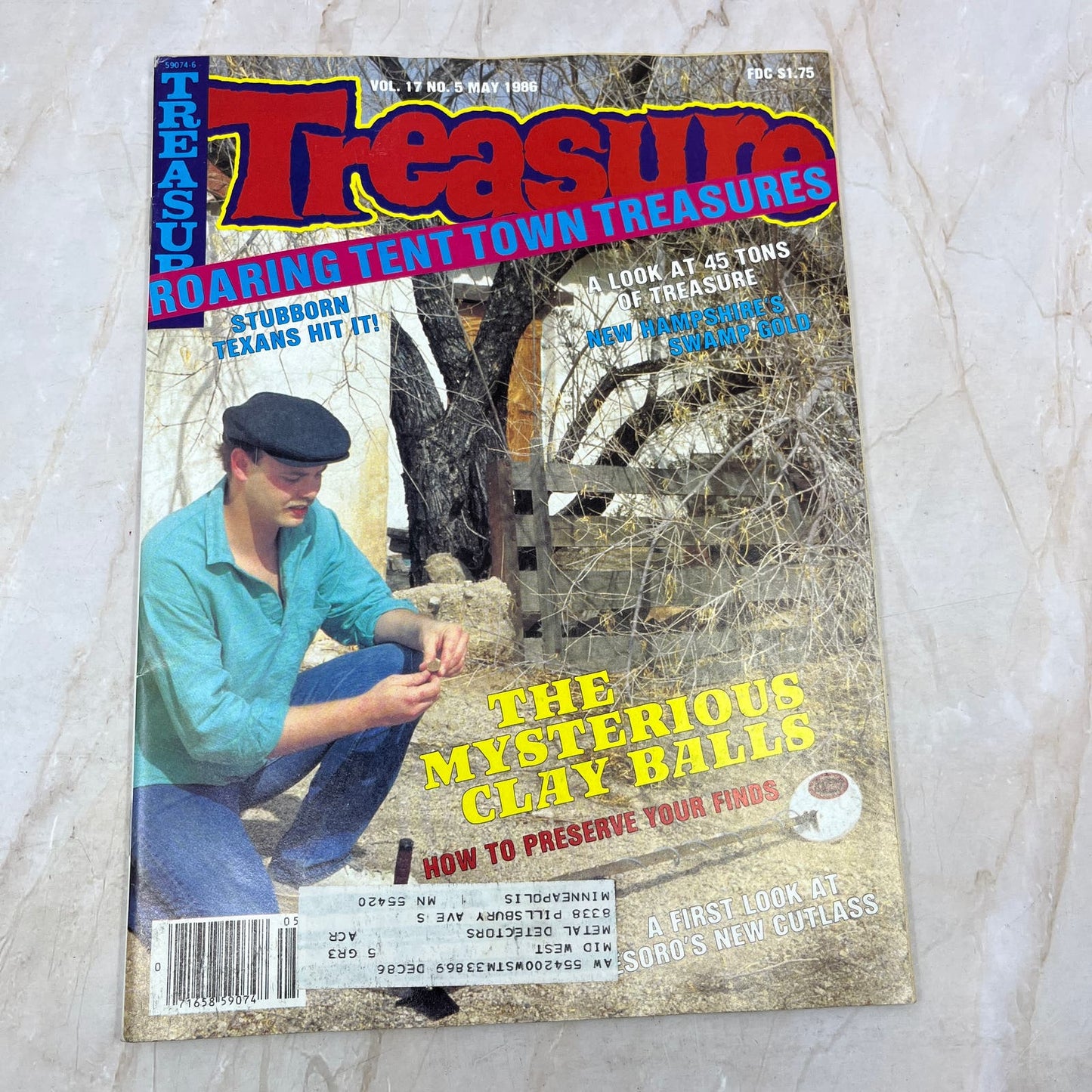 1986 May - Treasure Magazine - Treasure Hunting Metal Detecting Gold Coins M10