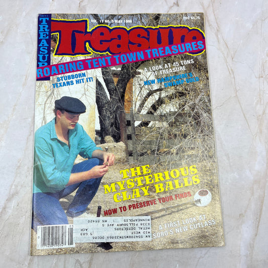 1986 May - Treasure Magazine - Treasure Hunting Metal Detecting Gold Coins M10
