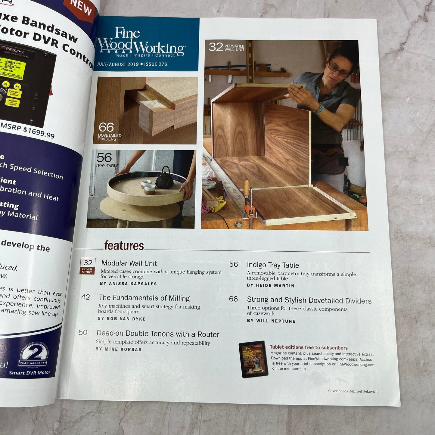 Versatile Storage - Aug 2019 No 276 - Taunton's Fine Woodworking Magazine M36