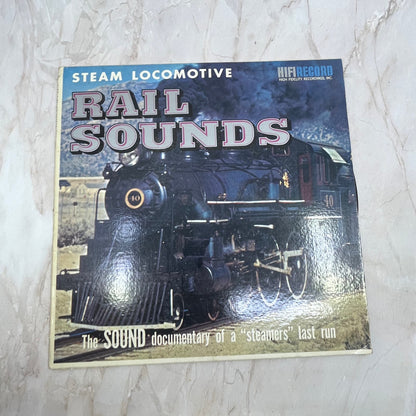 1950s Steam Locomotive Rail Sounds 33 Vinyl Record FL6-2