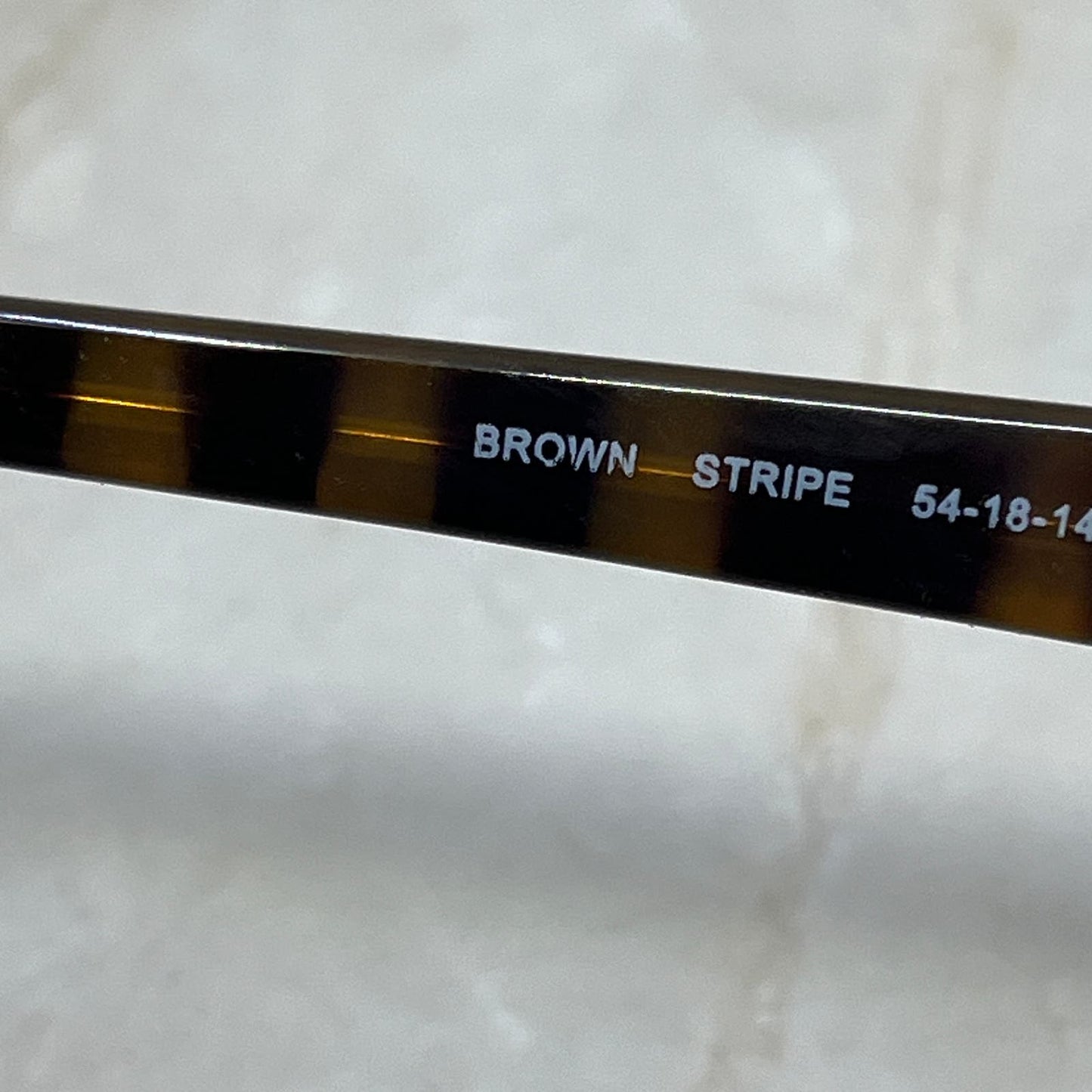 Sabatini Classic 20 Brown Stripe Acrylic Sunglasses Eyeglasses Frames TE9-G4-7