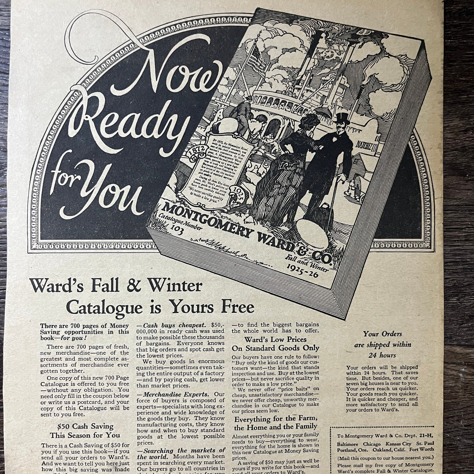 Montgomery Ward ＆ Co.Catalogue　ビンテージカタログ Montgomery Ward & Co. catalogue and buyers' guide 1895