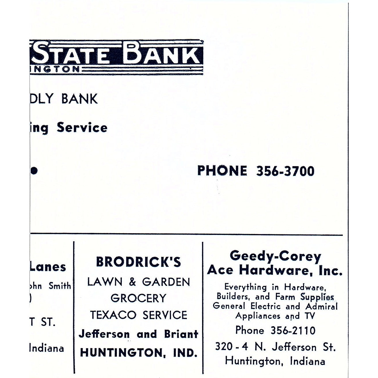 Raker's Poly Clean Center 1255 So. Jefferson St Huntington Indiana 1964 Ad AG1-9