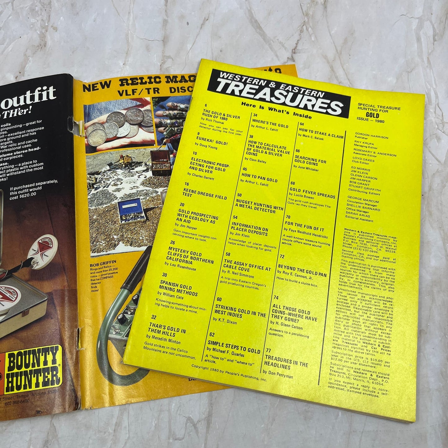 1980 Gold Annual - Western & Eastern Treasures Magazine - Treasure Hunting M13