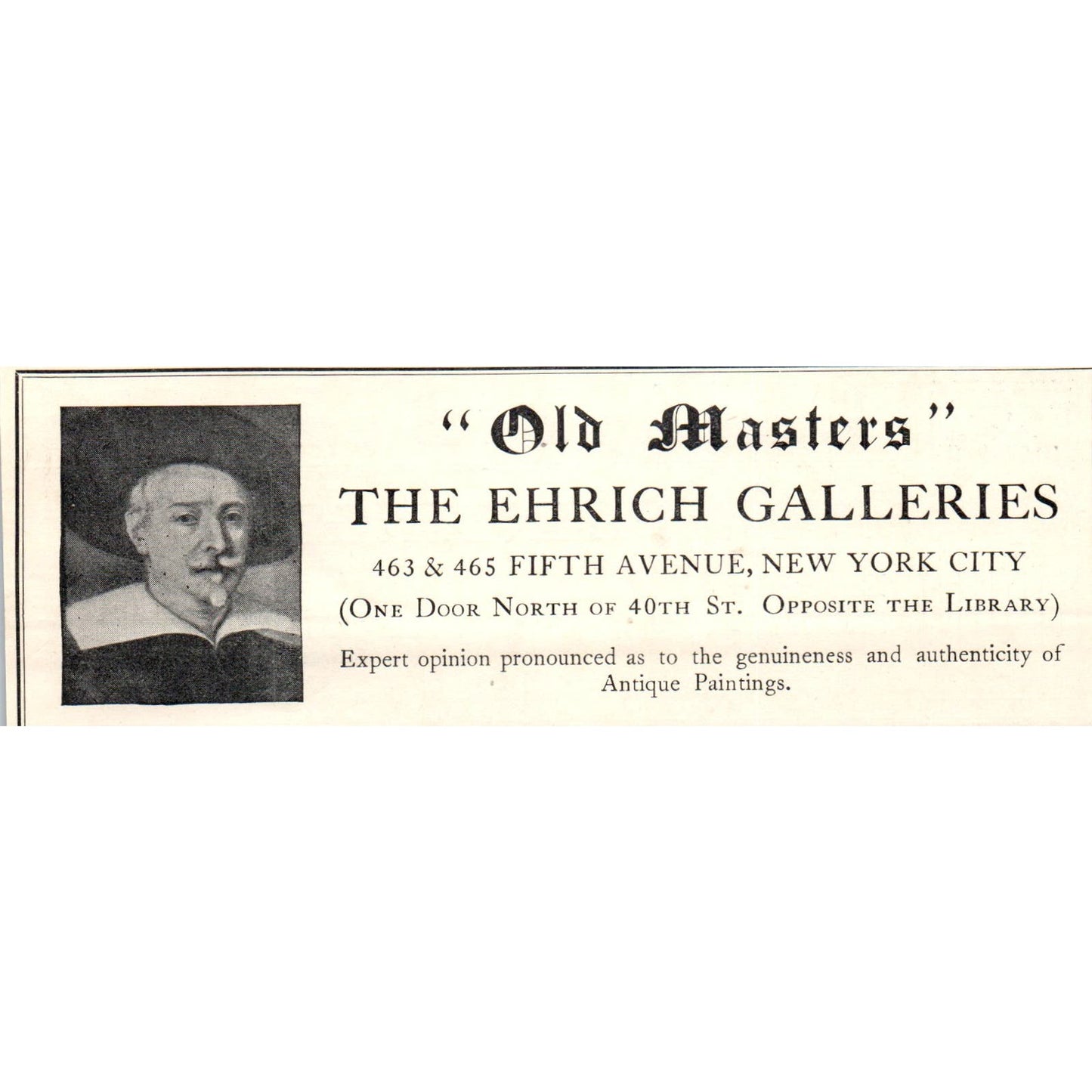WIlliam Schaus Fine Paintings 5th Ave NY c1905 Victorian Ad AE9-MA1