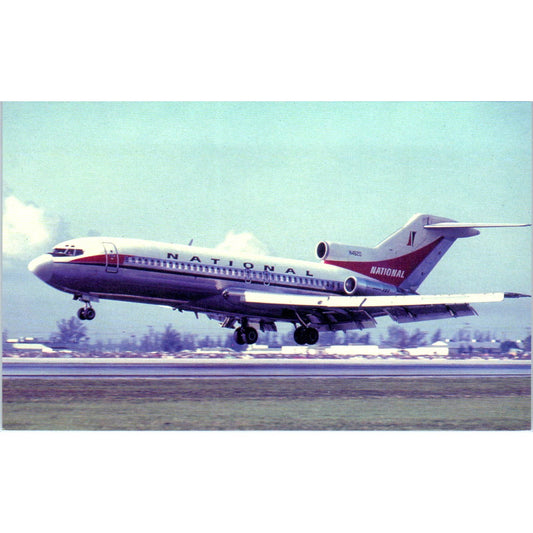 National Airlines Boeing 727 Vintage Postcard PC2