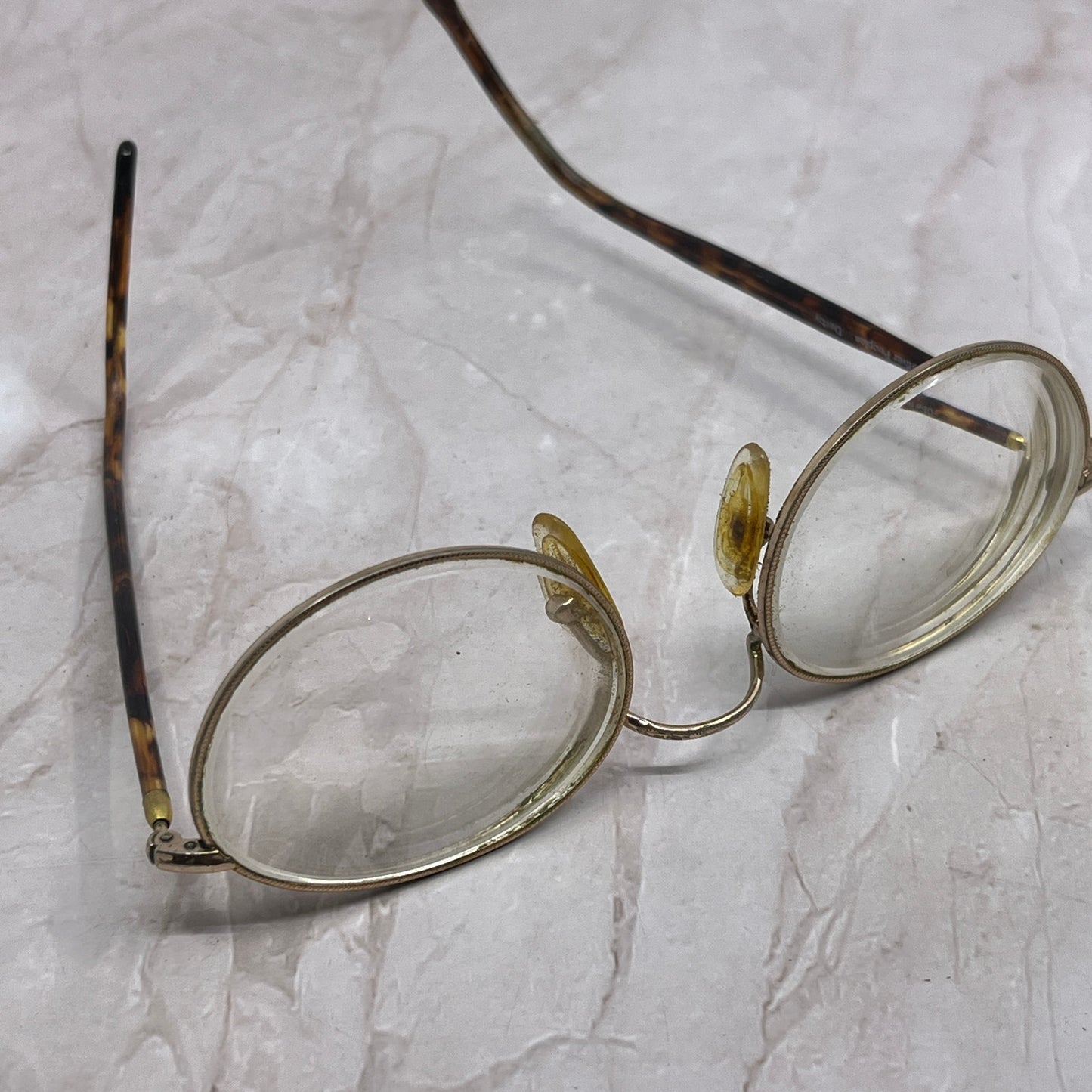 Other Peoples Derby Oval Tortoise Arm Sunglasses Eyeglasses Frames TG7-G4-10