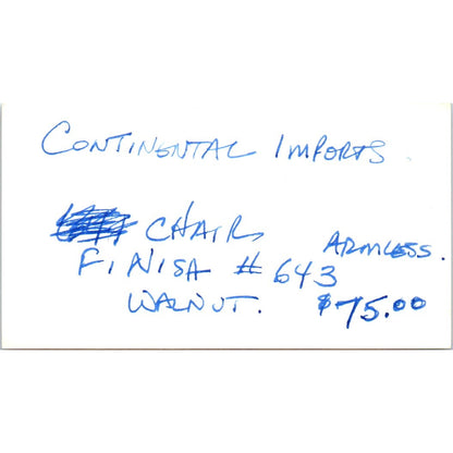 Robyn Collins Stationers Inc Houston TX Vintage Business Card SE3-B5