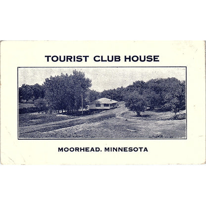 Tourist Club House Moorhead MN Moorhead Commercial Club Business Card AG2-M15