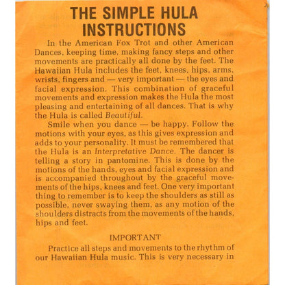 Vintage Continental Airlines Hawaii Flight Hula Pamphlet Robert W. Miller AE8