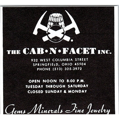 The Cab-N-Facet Inc Springfield Ohio 1972 Ad AF8-M2