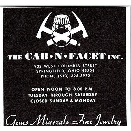 The Cab-N-Facet Inc Springfield Ohio 1972 Ad AF8-M2