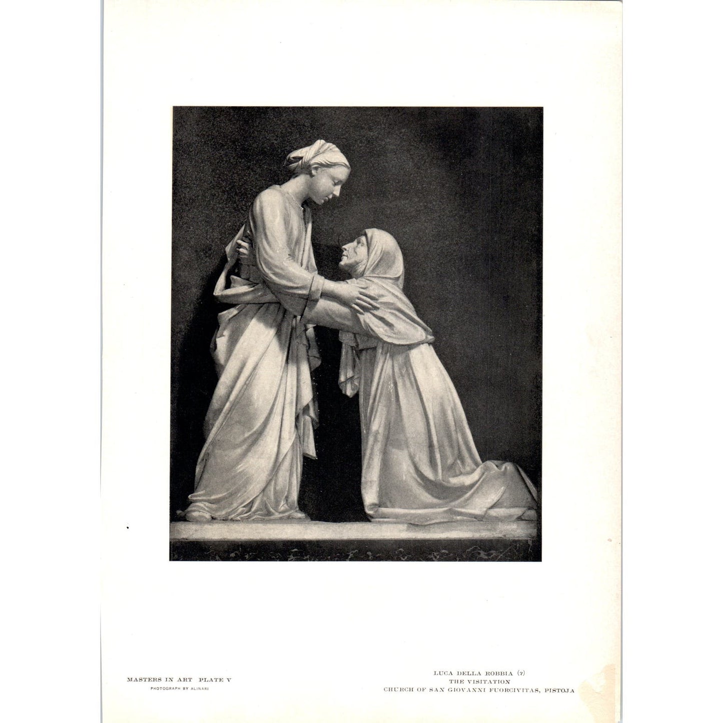 The Visitation - Luca Della Robbia c1905 Art Print D14