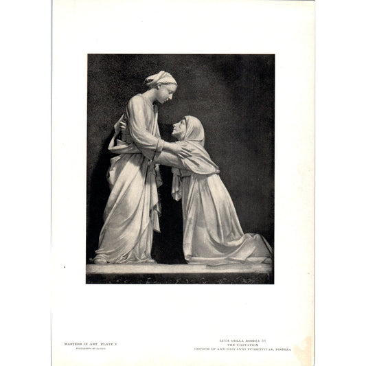 The Visitation - Luca Della Robbia c1905 Art Print D14