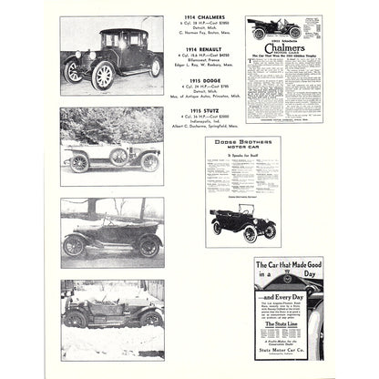 Photos of Cars from 1950 Antique Auto Show Cadet Armory Boston (6 Pages) AF6-8