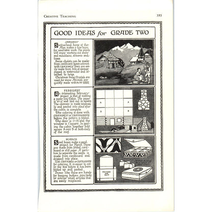 1920s Good Ideas for Grade Two Students - Teachers Extension Magazine D10