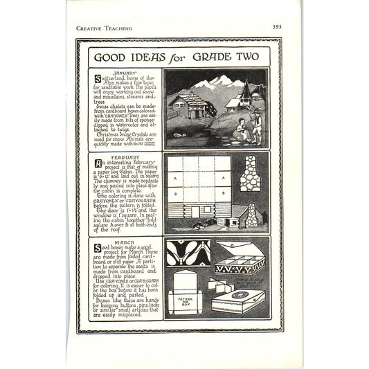 1920s Good Ideas for Grade Two Students - Teachers Extension Magazine D10